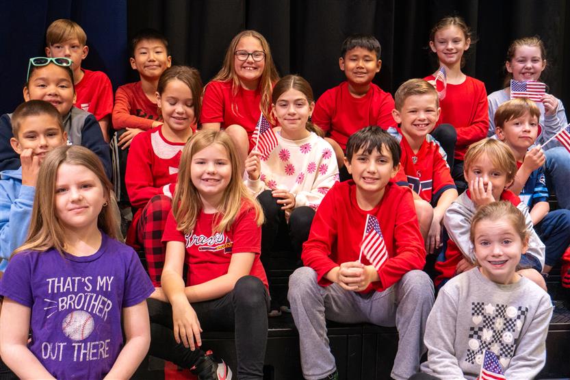 Students celebrate Veterans Day